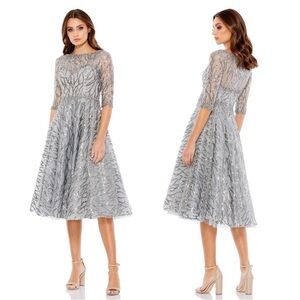 New | Mac DUGGAL 20252 Tea Length Gown 6